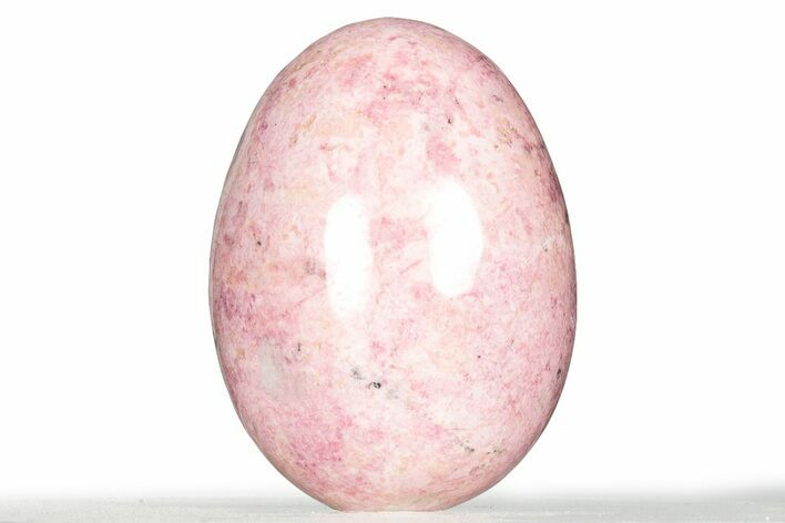 Polished Rhodonite Egg - Colorado #326770